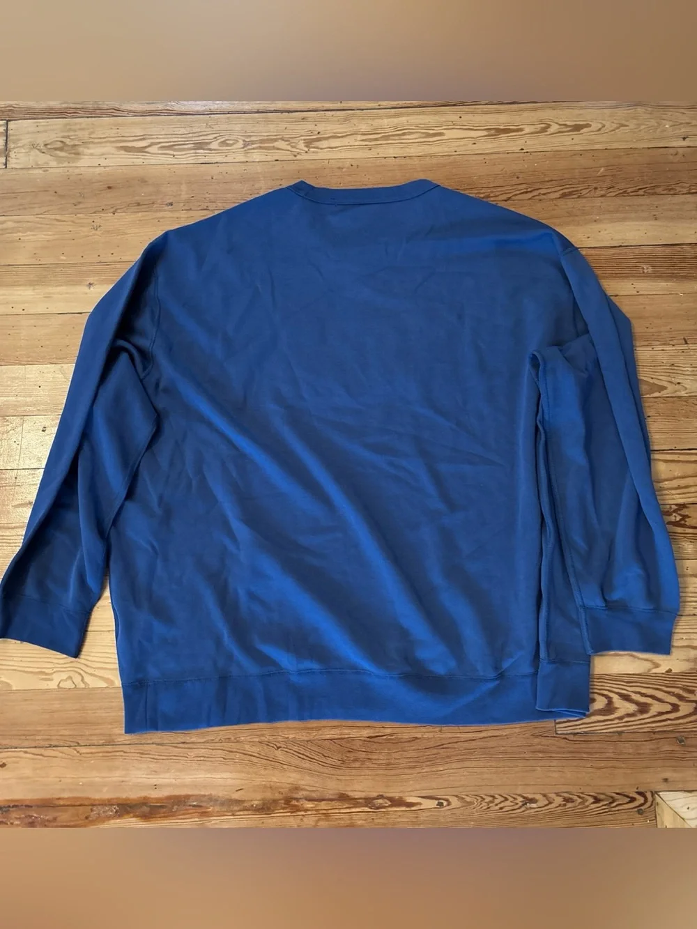 Logo-Embossed Double-Knit Sweatshirt 5XB NWOT Polo Ralph Lauren Light Navy